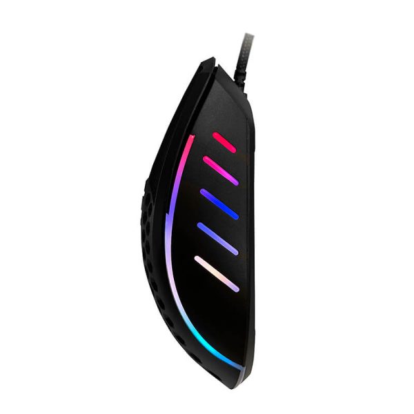 Mouse gamer TEROS TE-1210G, 7 botones, RGB, negro - Imagen 6