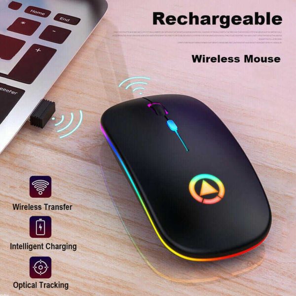 Mouse Yindiao A2, inalámbrico, recargable