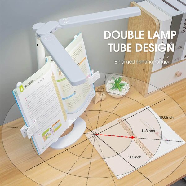 Soporte de Lectura 2 en 1 con Lámpara LED — Ajustable y Multifuncional - Imagen 3