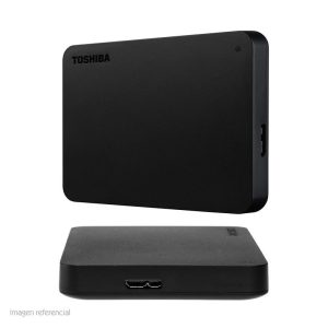 Disco duro externo Toshiba Canvio Basic, 2TB, USB 3.0, 2.5", Negro