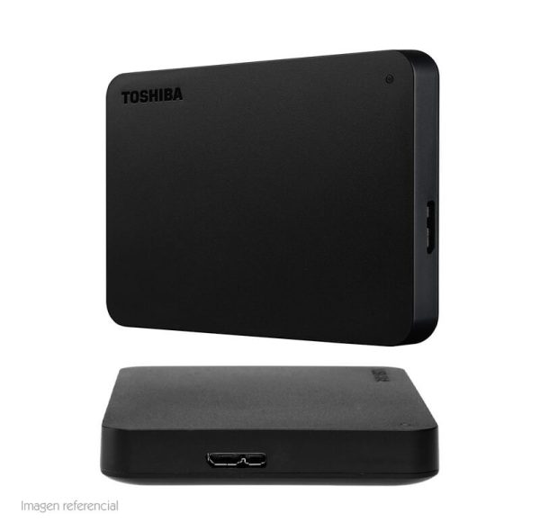 Disco duro externo Toshiba Canvio Basic, 2TB, USB 3.0, 2.5", Negro