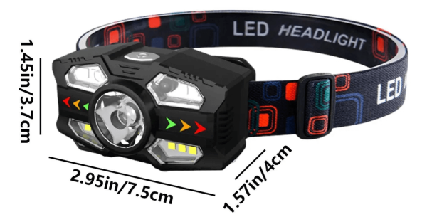 Linterna frontal de luz intensa STRONG LIGHT HEADLAMP ZL-D010 - Imagen 6