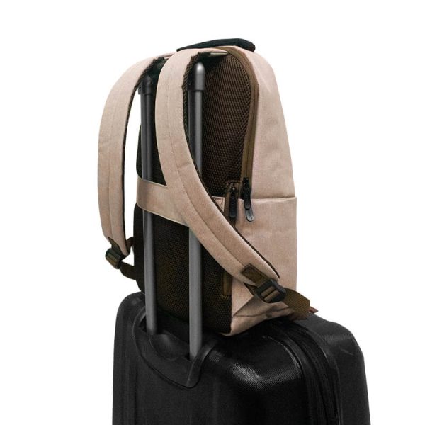 BACKPACK TEROS CITY BEIGE TE-ACS9012BG, para notebooks de hasta 15.6" - Imagen 7