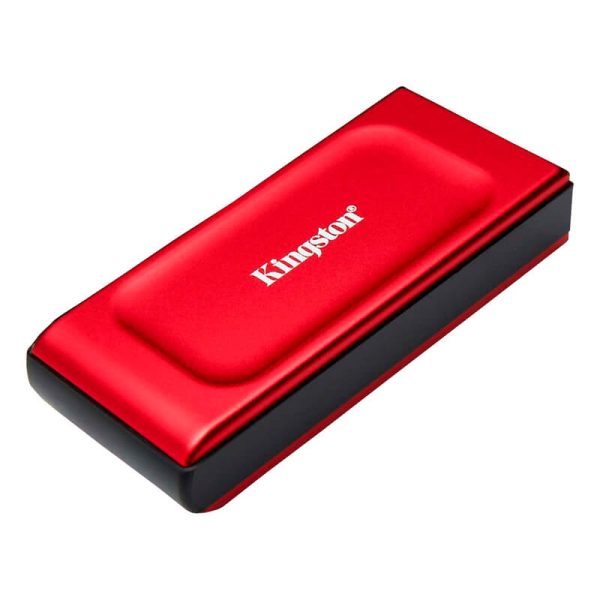 Unidad en estado sólido externa Kingston XS1000, 1TB, USB 3.2 Gen 2 Tipo-C, Color Rojo - Imagen 2
