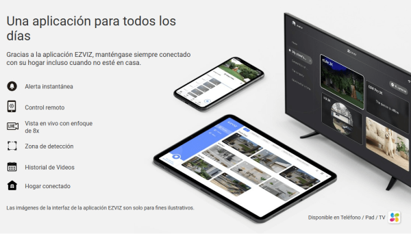Cámara IP WiFi EZVIZ H3C 3MP Exterior 2.9mm | Visión Nocturna – Seguridad Inteligente - Imagen 6
