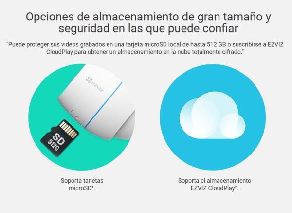 Cámara IP WiFi EZVIZ H3C 3MP Exterior 2.9mm | Visión Nocturna – Seguridad Inteligente - Imagen 5