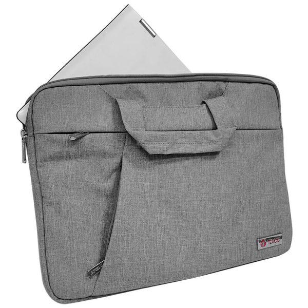Maletín gris TEROS TE-9019S para notebooks de hasta 15.6", poliéster, gris - Imagen 4
