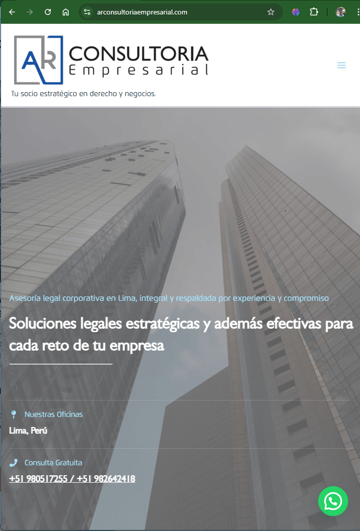 diseño de páginas web en Perú para empresas